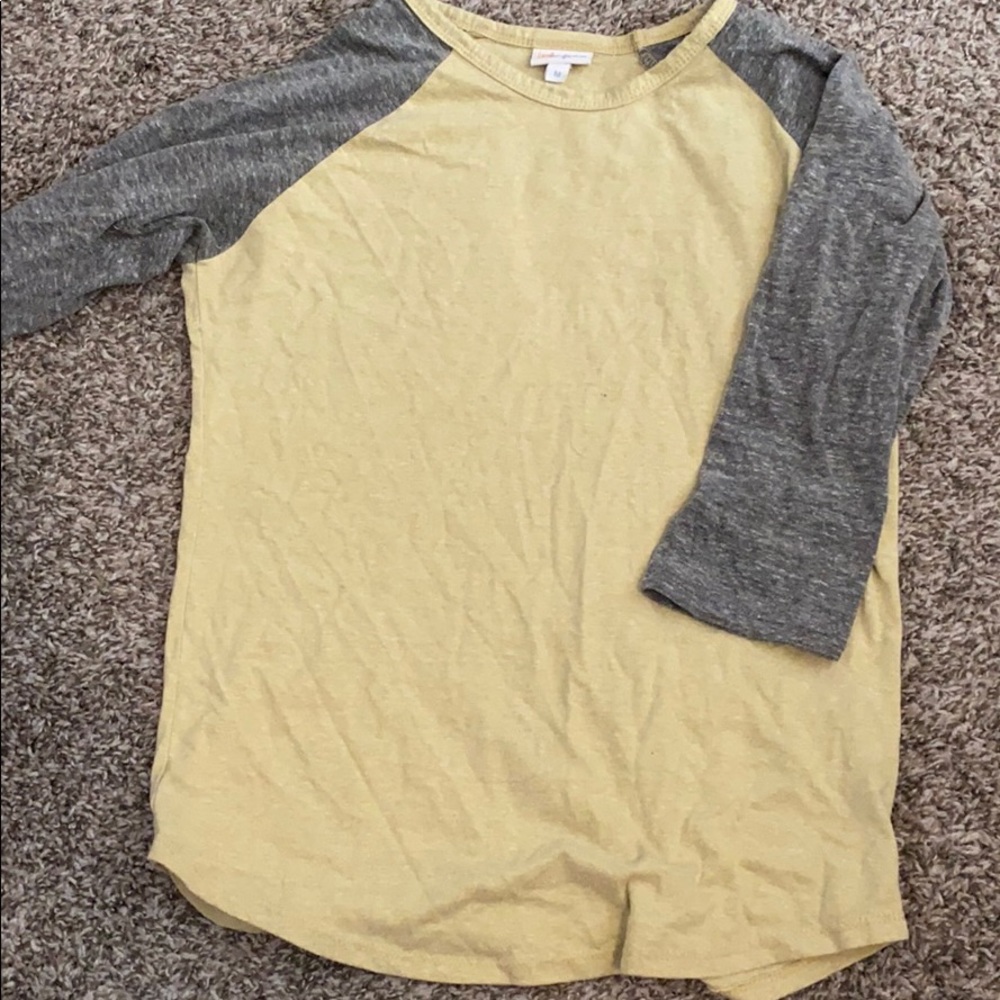 LulaRoe baseball style top